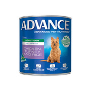 Advance Chicken Turkey With Rice All Breed Adult Canned Dog Food
