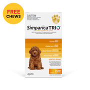 Simparica Trio | Flea, Tick & Heartworm Dog Treatment