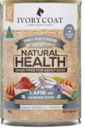 Buy Ivory Coat Dog Adult Grain Free Lamb and Sardine Stew Online