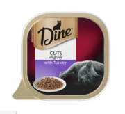 Buy Dine Cat Adult Cuts in Gravy Turkey Online-VetSupply