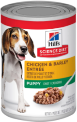 Hills Science Diet Chicken And Barley Entree Puppy/Junior Canned Wet 