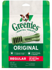 Buy Greenies Original Dental Treats Regular For Dogs 11 to 22 KG | Pet