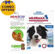 Buy Bravecto and Milbemax Combo Pack For Medium Dogs | Pet Supplies | 