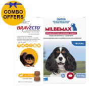 Buy Bravecto and Milbemax Combo Pack For Toy Dogs | Pet Supplies | Vet