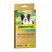 Drontal Wormers Chewable For Dogs Up To 10Kg (Aqua)