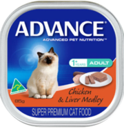 Buy Advance Adult Cat Chicken & Liver Medley Wet Cat Food Online