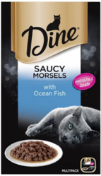 Buy Dine Cat Adult Multipack Saucy Morsels Ocean Fish Online-VetSupply