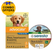 Buy ADVOCATE + SERESTO COLLAR COMBO PACK FOR XLARGE DOGS OVER 25KG