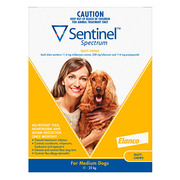 Sentinel Spectrum Tasty Chews For Medium Dogs 11 To 22Kg