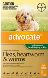 Buy Advocate for Dogs - Flea,  Heartworm & Worm Treatment Online-VetSup