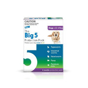 THE BIG 5 PROTECTION PACK FOR XLARGE DOGS (22-45 KG) PURPLE Pack