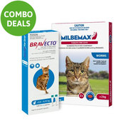 Buy Bravecto Spot On + Milbemax Combo Pack For Cats