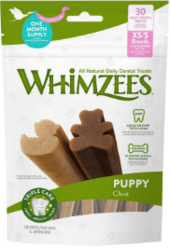 Buy Whimzees Puppy Valuebag Dental Treat Xsmall/Small 30'S Online-VetS