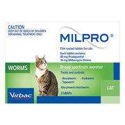 Buy Milpro Allwormer For Cats Over 2 Kg | DiscountPetCare