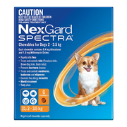 Buy NEXGARD SPECTRA - FLEAS,  TICKS,  MITES,  HEARTWORM & WORM TREATMENT 