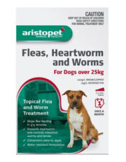 Aristopet Spot-On Treatment for Dogs Over 25 Kg (Red) 3 Pack