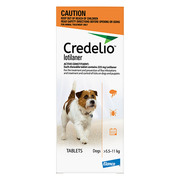 Credelio Dog Chewable Tablet Small 5.5 to 11kg Orange | Dog Supplies |