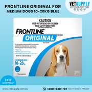 Buy Frontline Original For Medium Dogs 10-20Kg (Blue) 4 Pipettes Onlin