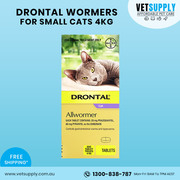 Buy Drontal Wormers For Small Cats Upto 4Kg 2 Tablet Online