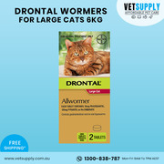 Buy Drontal Wormers For Large Cats 6Kg 2 Tablet Online