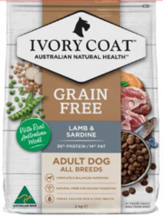 Ivory Coat Dog Adult Grain Free Lamb and Sardine Stew 12*400g 