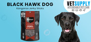 Black Hawk Kangaroo Jerky Sticks Dog Treats | VetSupply