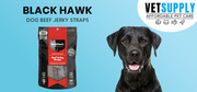 Black Hawk Beef Jerky Straps Dog Treats | VetSupply