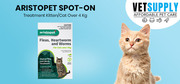 Buy Aristopet Spot-on Treatment Kitten/Cat Over 4 Kg 3 Pack Online