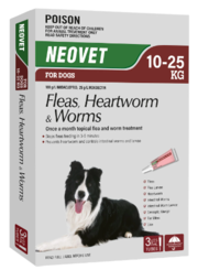 Buy Neovet Flea and Worming For Large Dogs 10 to 25kg Red 3 Pack Onlin