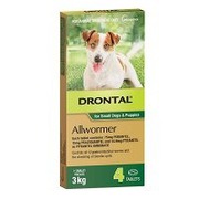 Drontal Wormer for Dogs - Buy Drontal All Wormer Tablets Online