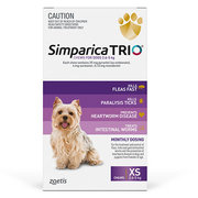 Buy Simparica Trio For Extra Small dogs 2.6-5KG (Purple) | VetSupply