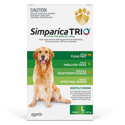 Buy Simparica Trio For Large dogs 20.1-40KG (Green) | VetSupply