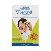 Buy Sentinel Spectrum Tasty Chews For Small Dogs 4 To 11Kg (Green