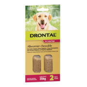 Buy Drontal Wormers Chewables For Dogs Up To 35Kg