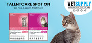  Buy Talentcare Spot On Cat Flea & Worm Treatment Online 