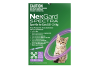 Buy Nexgard Spectra Spot-On for Kittens and Small Cats 0.8 to 2.4kg 