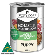 Buy Ivory Coat Holistic Nutrition Puppy Lamb & Brown Rice Loaf Wet Foo