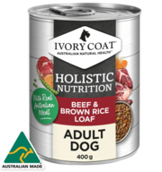 Buy Ivory Coat Holistic Nutrition Beef & Brown Rice Loaf Adult Wet Dog
