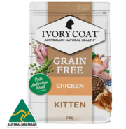 Shop Ivory Coat Grain Free Chicken Kitten Dry Cat Food | Pet Food
