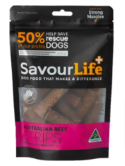 SavourLife's Australian Beef Strips Treats for Dogs | Pet Food
