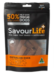 Buy SavourLife's Australian Duck Strips Treats for Dogs | Pet Food