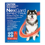 Nexgard Spectra Extra Large Dogs (30.1 - 60kg) Red | VetSupply