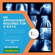 Crystal Radiology offers No appointment required for X-rays. (02) 8315