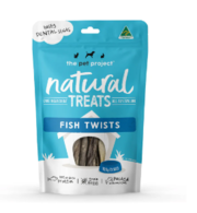 The Pet Project Natural Dog Treats - Fish Twists | Pet Treats