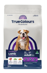 True Colours Lamb and Brown Rice for Adult Dog - Dry Dog Food