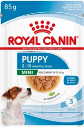 Royal Canin Mini Puppy in Gravy Pouches: Nutritious Wet Dog Food | Vet