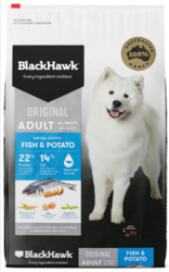 Black Hawk Original Adult Fish & Potato Dry Dog Food | Pet Food