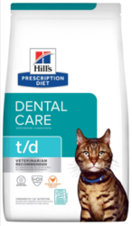 Hill's Prescription Diet t/d Dental Care Chicken Flavored Dry Cat Food