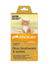 Advocate - Flea,  Heartworm & Intestinal Worm Treatment for Cats