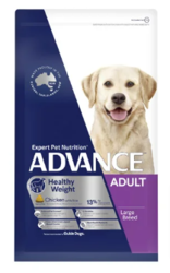 Advance Healthy Weight Chicken With Rice Large Breed Adult 